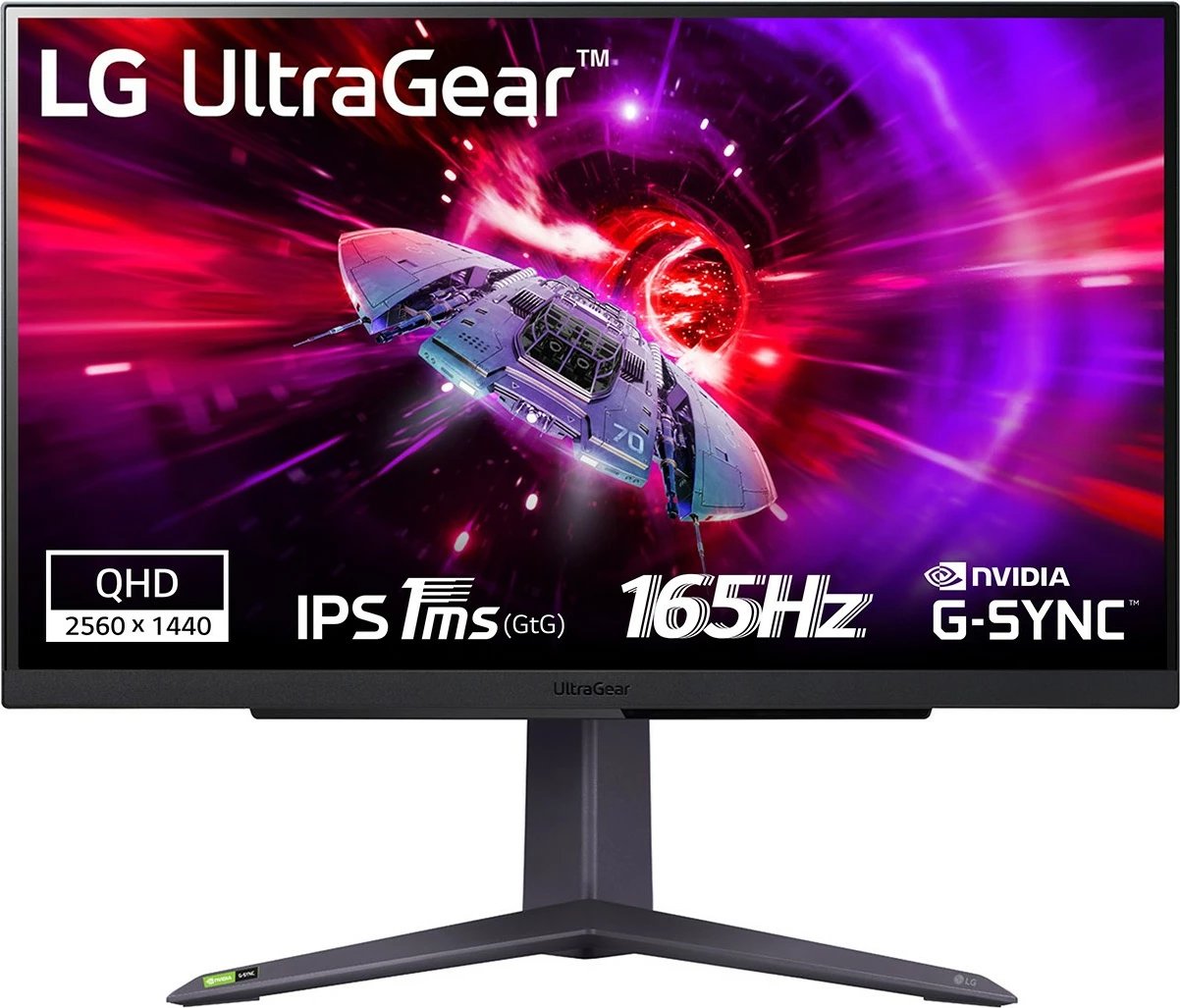 Monitor LG 27GR75Q-B.AEU, 27", 2560 x 1440, Quad HD, LED, 1 ms, i zi