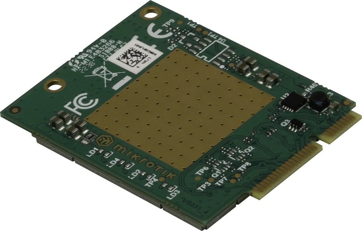 Modem mini-PCIe MikroTik R11eL-FG621-EA, Wired, Mini PCI Express, Gjelbër