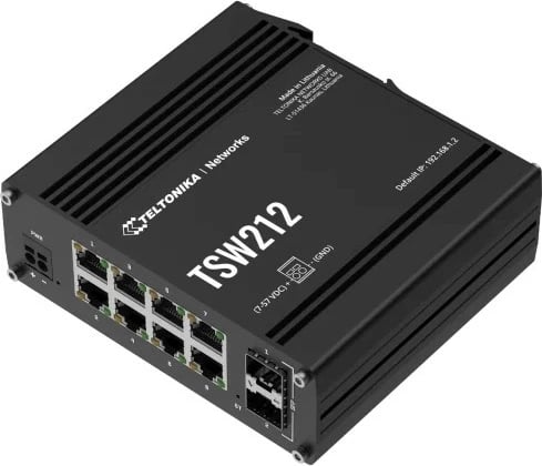 Switch Teltonika TSW212, 8+2P, Gigabit Ethernet, i zi