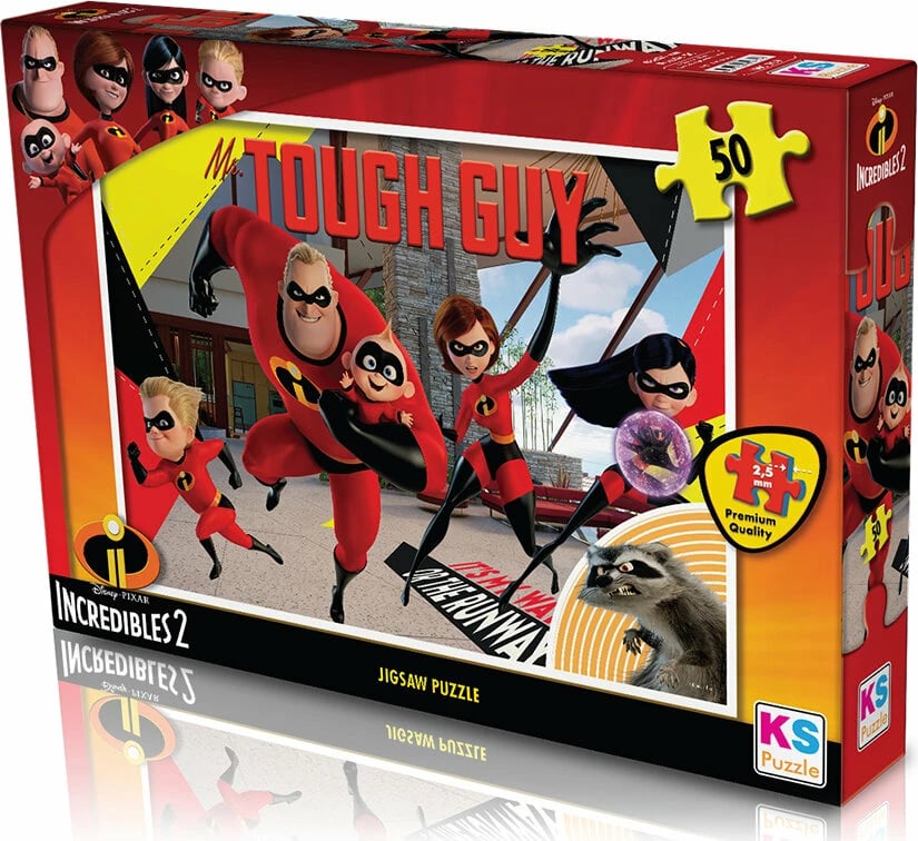 Puzzle për fëmijë KS Games Incredibles 2, 50 copë