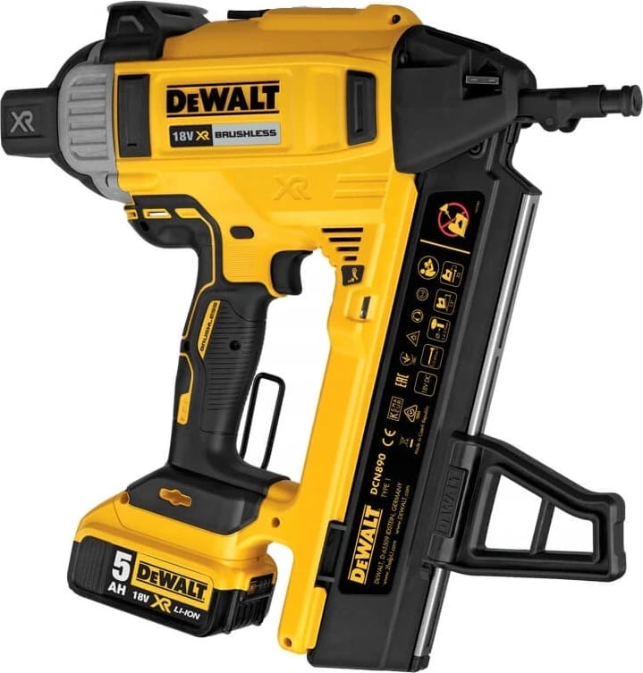 Pistolete për gozhdë DeWalt DCN890P2-QW, me bateri