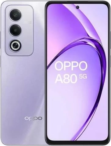 Celular OPPO A80 5G 8/256GB, Purple