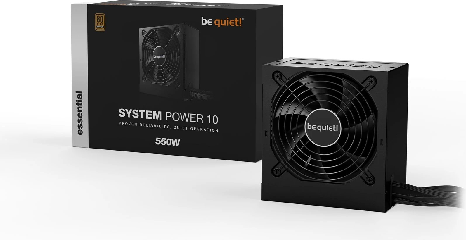 Furnizues i Energjisë be quiet! System Power B10, 550 W, ATX, Ngjyrë e Zezë