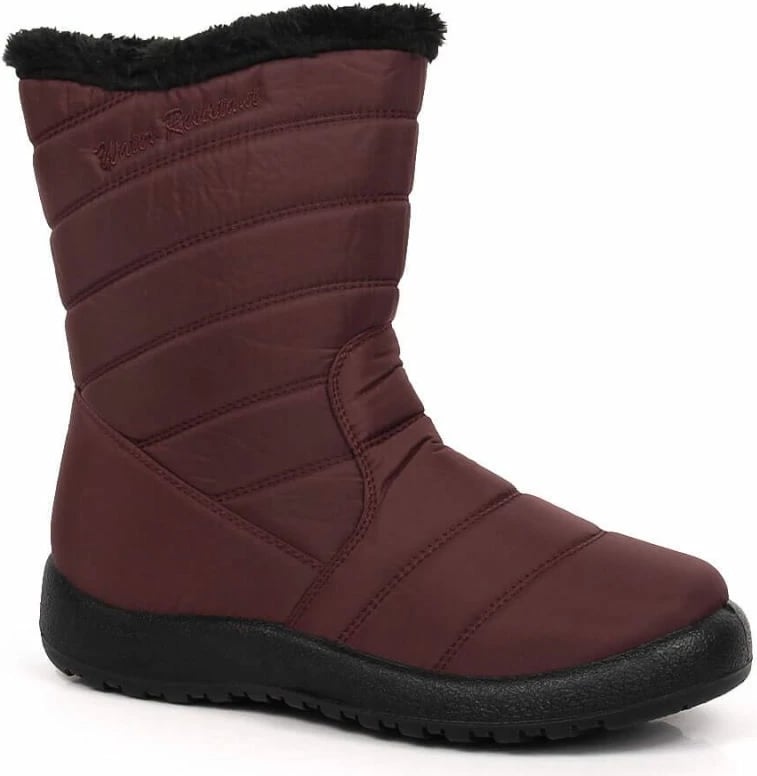 Çizme të izoluara për borë NEWS, për femra, të kuqe