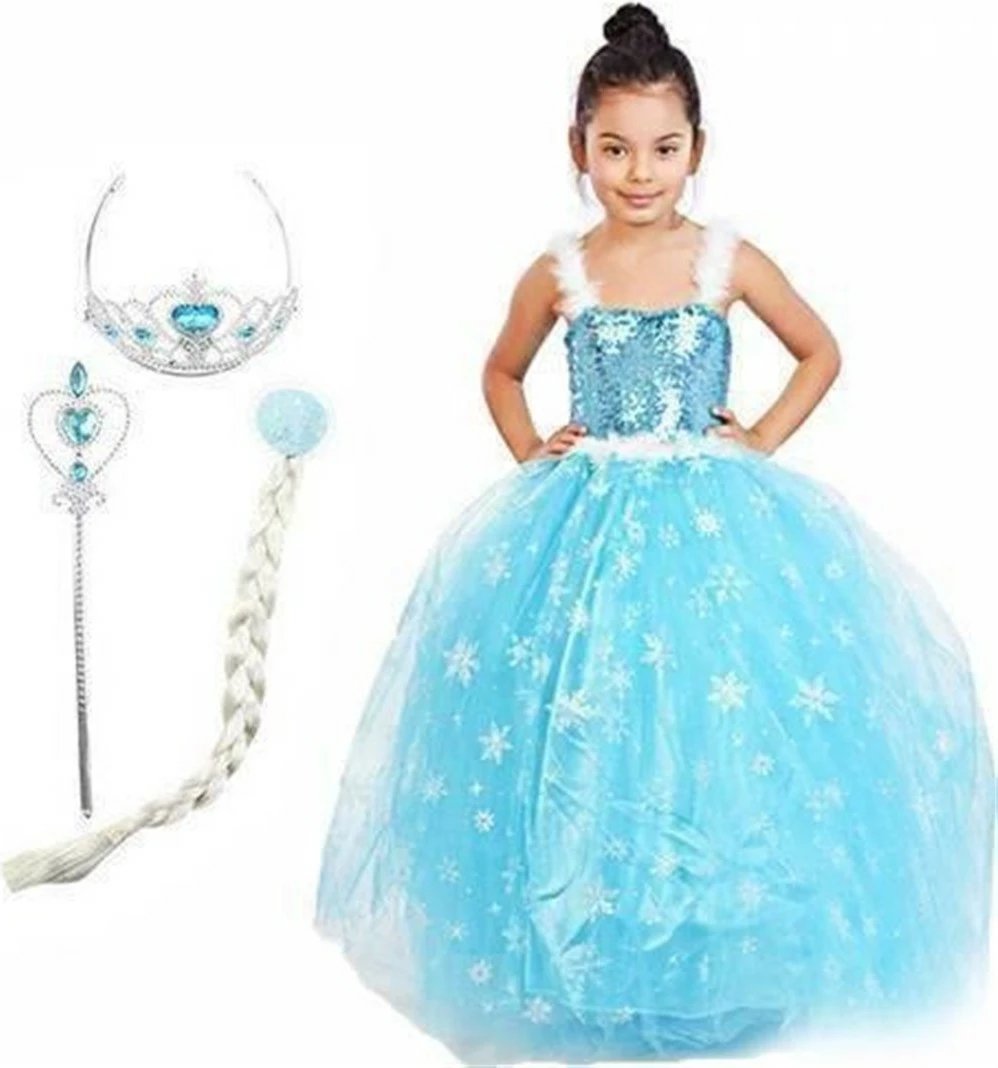 Kostum Elsa për fëmijë Himarry, blu