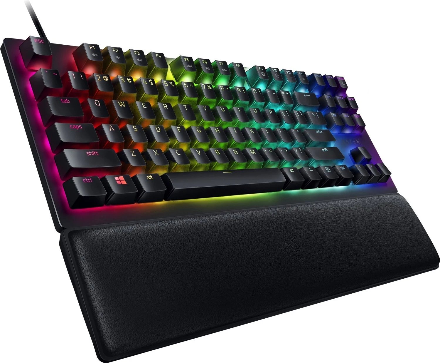 Tastierë Razer Huntsman V2 Tenkeyless, me Switchet Purple