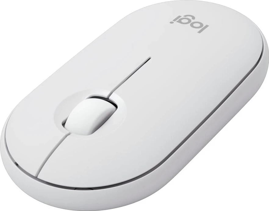 Maus Logitech Pebble M350s, wireless, bardhë