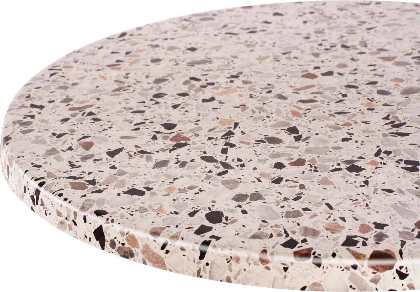 Sipërfaqe Tavoline rrethore, Terrazzo 5766 FH5227.16, Werzalit