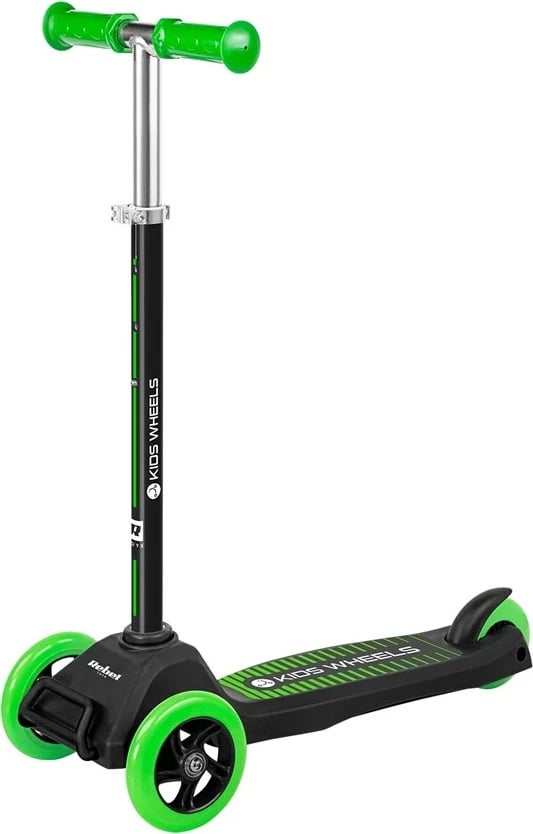 Skuter trirrotësh Rebel Kids Wheels, Jeshil