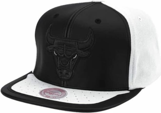 Kapelë Snapback e Mitchell & Ness NBA Chicago Bulls, për Meshkuj, e Bardhë dhe e Zezë