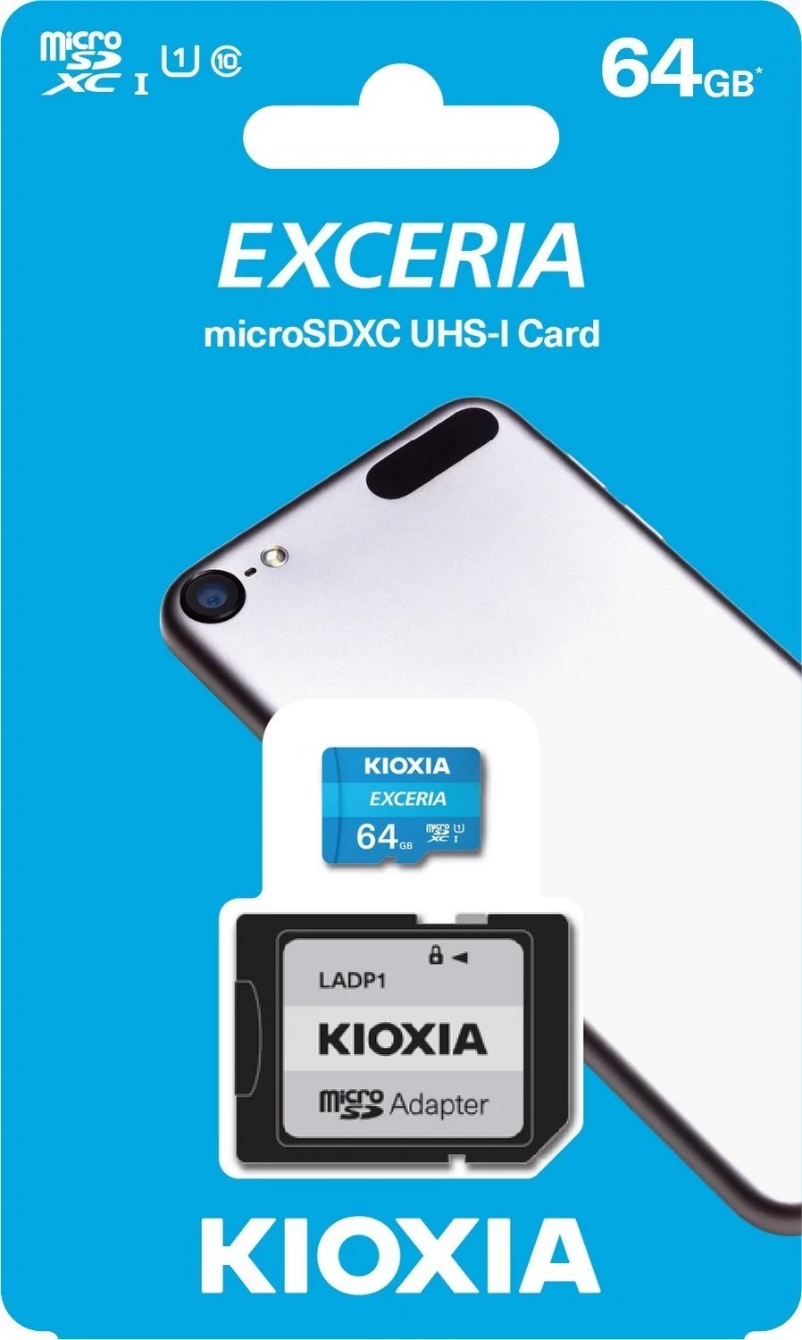 Kartë memorie microSD Kioxia Exceria M203, 64GB