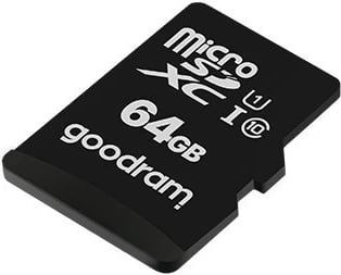 Kartë memorie microSDXC GOODRAM, 10 UHS I + përshtatës