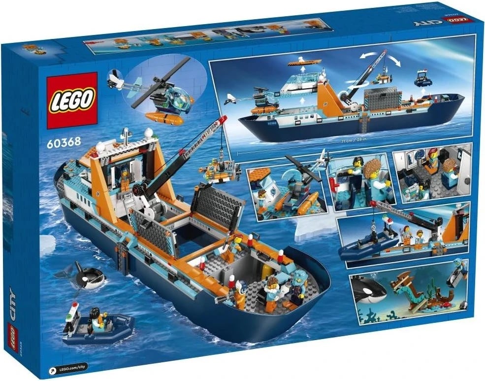 LEGO City 60368 Anija Eksploruese e Arktikut