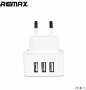 Karikues muri Remax, RP-U31, 3.1A, 3x USB, i bardhë 