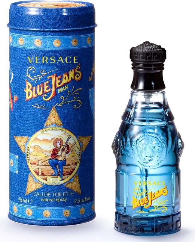 Eau de Toilette Versace Blue Jeans, 75 ml