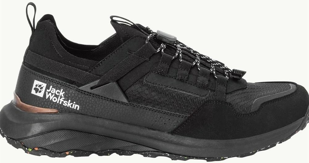 Këpucë për meshkuj Jack Wolfskin Dromoventure Athletic Low, të zeza