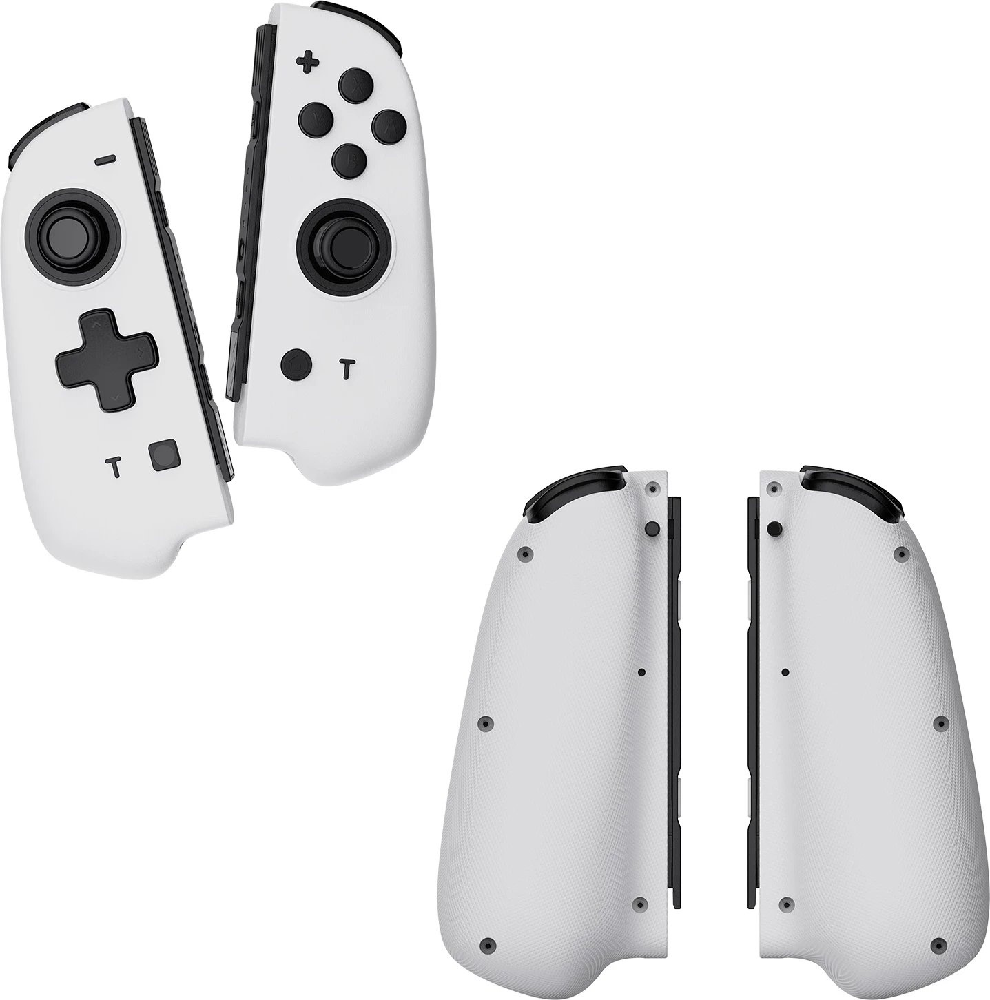 Kontroller Fenner Tech JoyCon Wireless Switch Bardhë