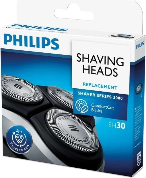 Koka rroje Philips SH30/50, 3 copë, e argjendtë