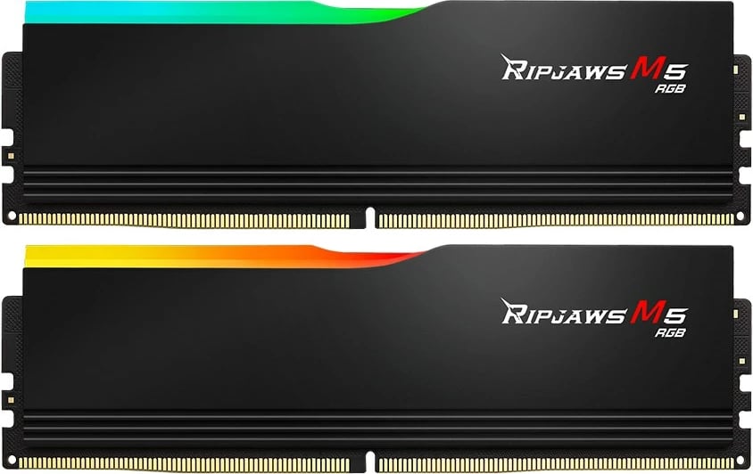 RAM Memorje G.SKILL Ripjaws M5 RGB F5-6000J3040F16GX2-RM5RK, 32 GB, 2 x 16 GB, DDR5, 6000 MHz