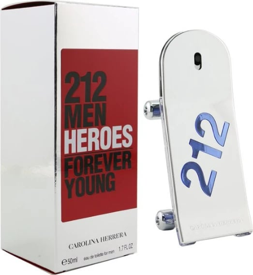 Eau de Toilette Spray Carolina Herrera 212 Heroes Forever Young, 50 ml