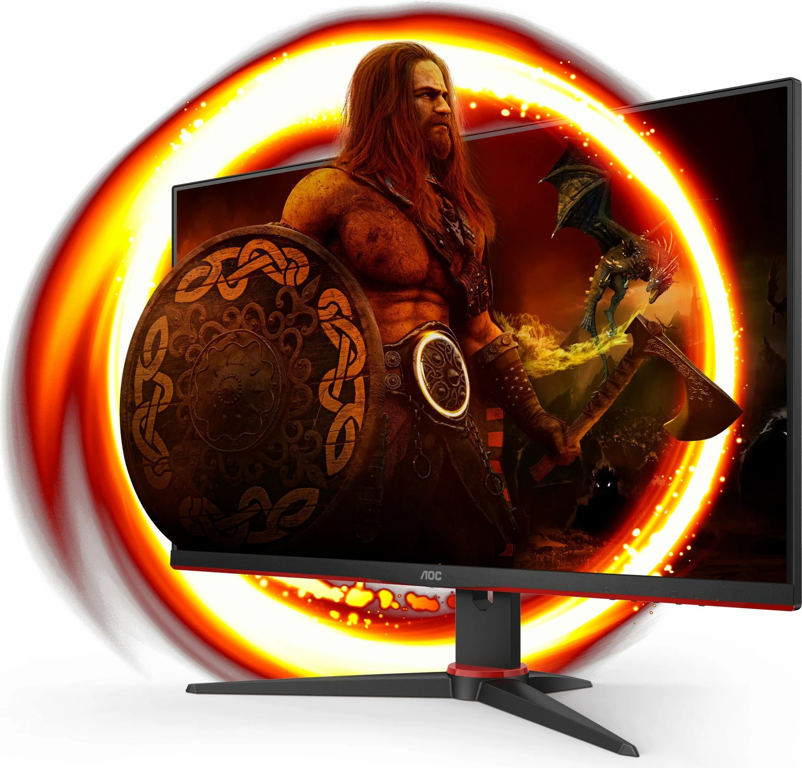 Monitor gaming AOC 24G2SPAE/BK, 23.8", 165Hz, 1ms, IPS, Full HD, i zi