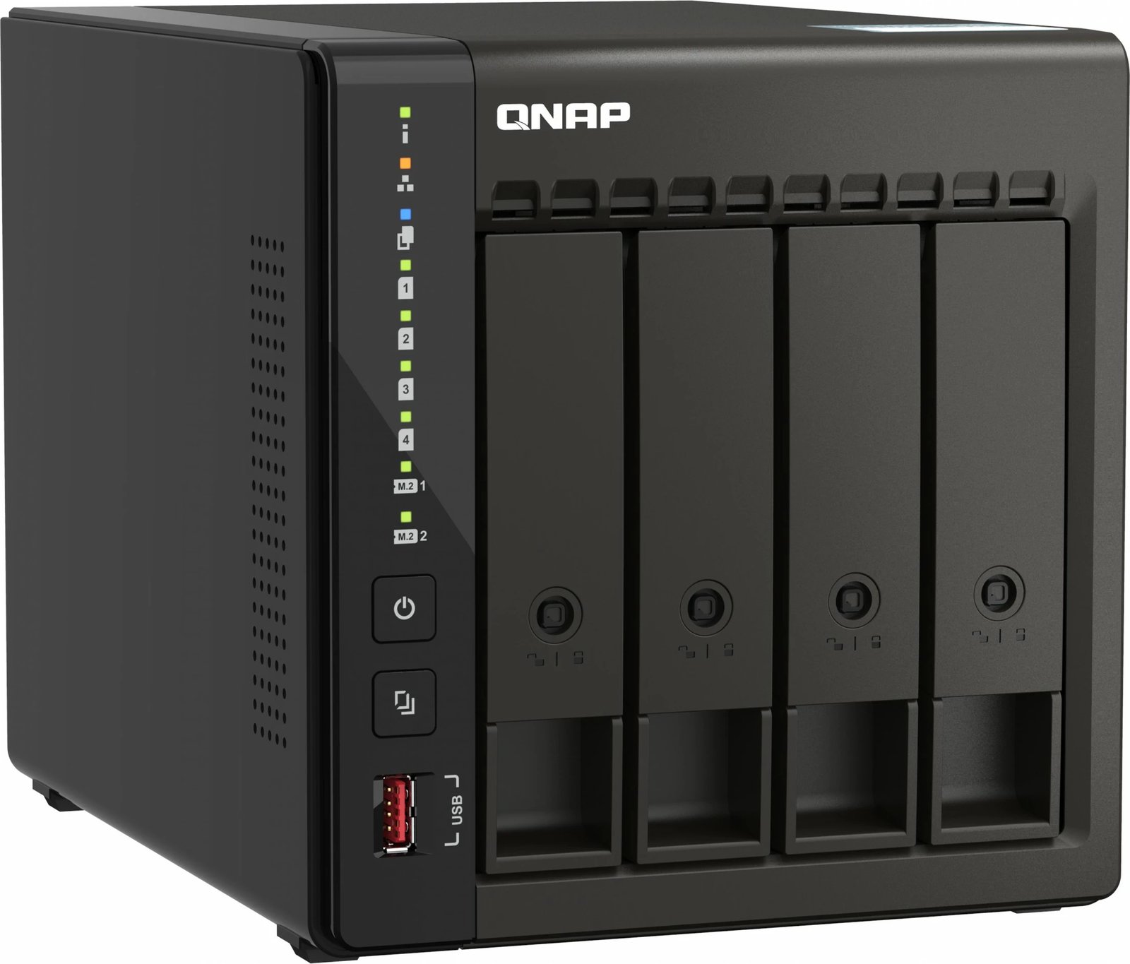 NAS QNAP TS-453E, Intel® Celeron®, J6412, 8GB RAM, e zezë