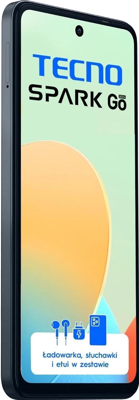 Celular TECNO SPARK Go 2024, 4/128GB, ngjyrë e zezë