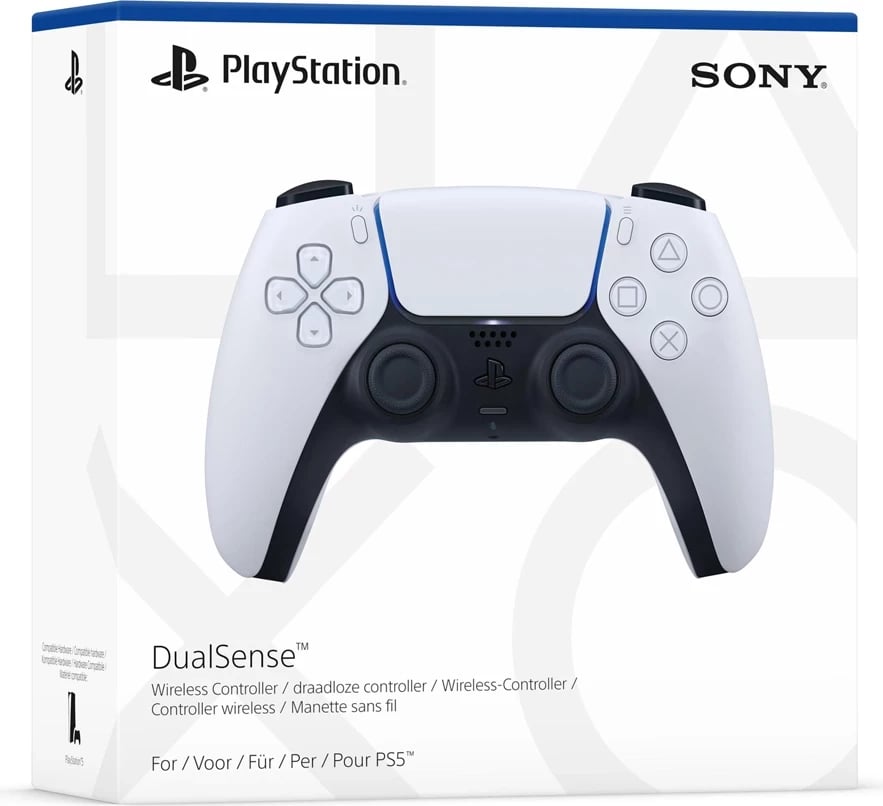 Kontroller DualSense PS5 Sony, i bardhë