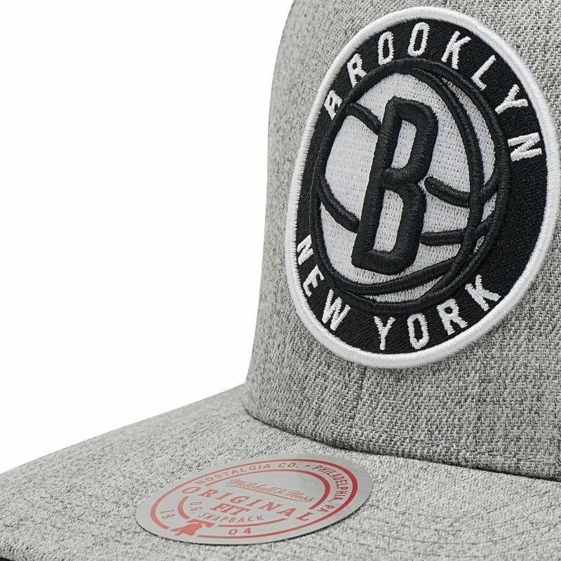 Kapelë Mitchell & Ness NBA Brooklyn Nets, për meshkuj, gri