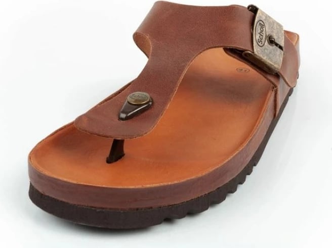 Flip-flop për meshkuj Scholl, kafe