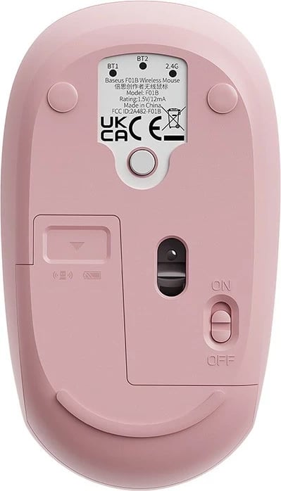 Maus Baseus F01B, wireless, baby pink