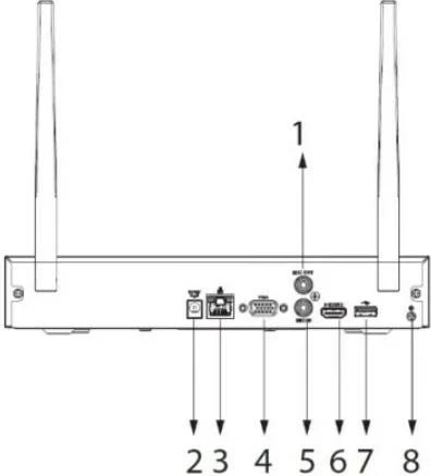 DVR Imou NVR1108HS-W-S2, WiFi, 8 kanale, i zi