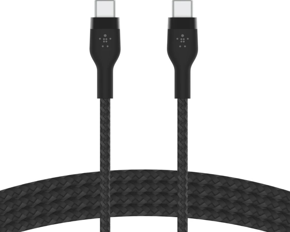 Kabllo USB Belkin BOOST↑CHARGE PRO Flex, 1 m, USB 2.0 në USB C, e Zezë