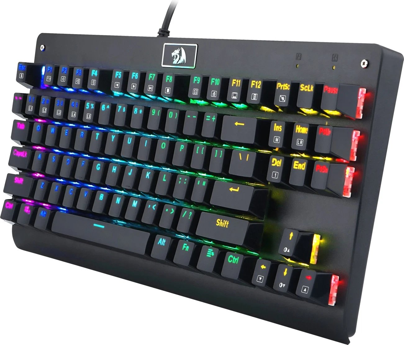 Tastierë për lojëra Redragon Dark Avenger K568 RGB, me dritat RGB