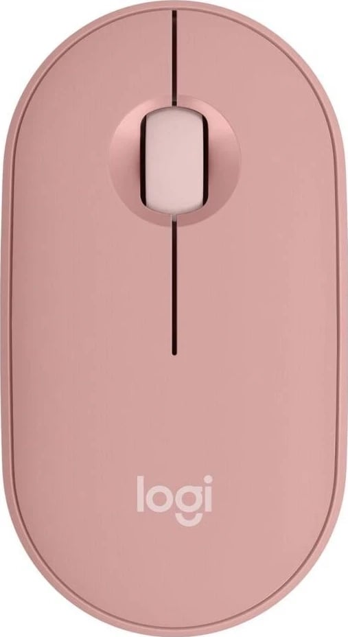 Maus Logitech Pebble M350s, wireless, rozë