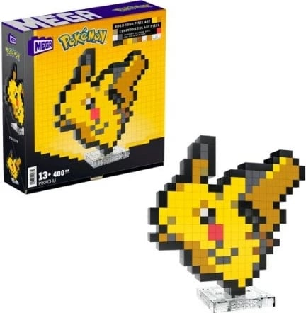 Set ndërtimi MEGA CONSTRUX Pokemon Pikachu, MATTEL, 400 pjesë