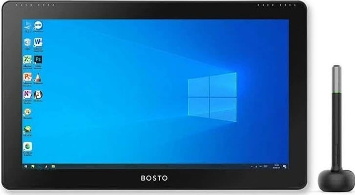 Tablet grafik Bosto All-in-one Studio 16HDT, 15 inch, 8GB RAM, 256GB SSD, Windows 10