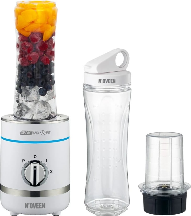 Blender tavoline Noveen Sport Mix & Fit SB1100 X-LINE, 0.6 L, 300 W, e bardhë