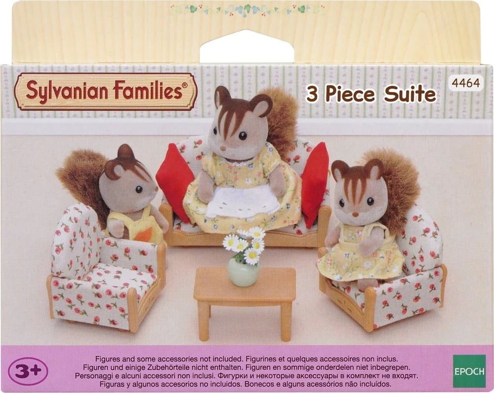 Set mobiljesh Sylvanian Families 3 copë, EPOCH, Ngjyra të ndryshme