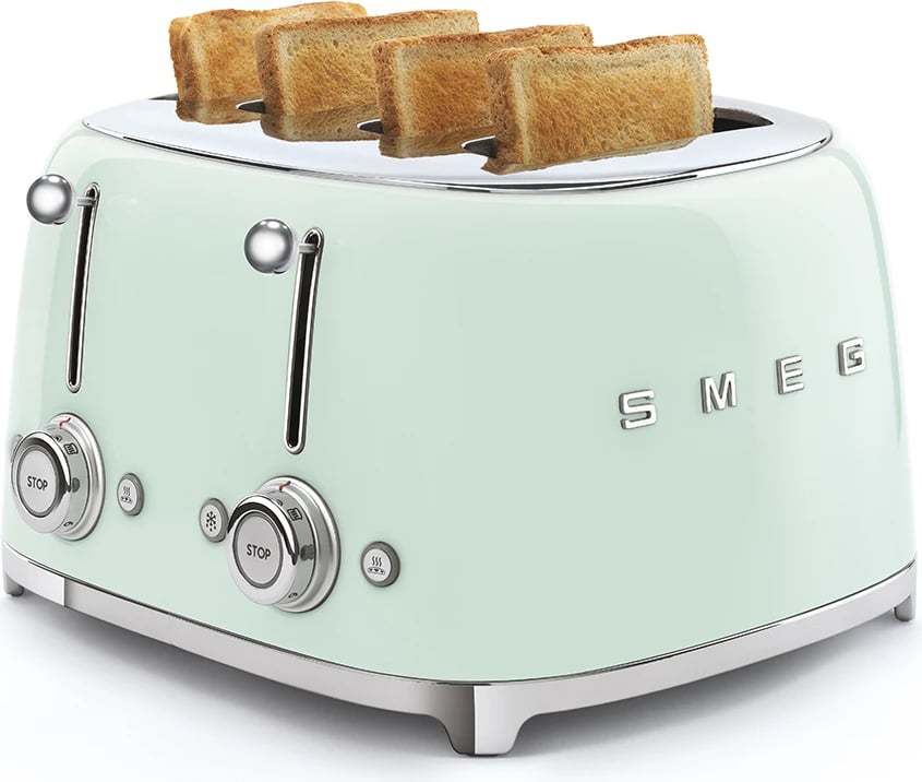 Thekëse buke Smeg 50´Style, 4x4, e gjelbër