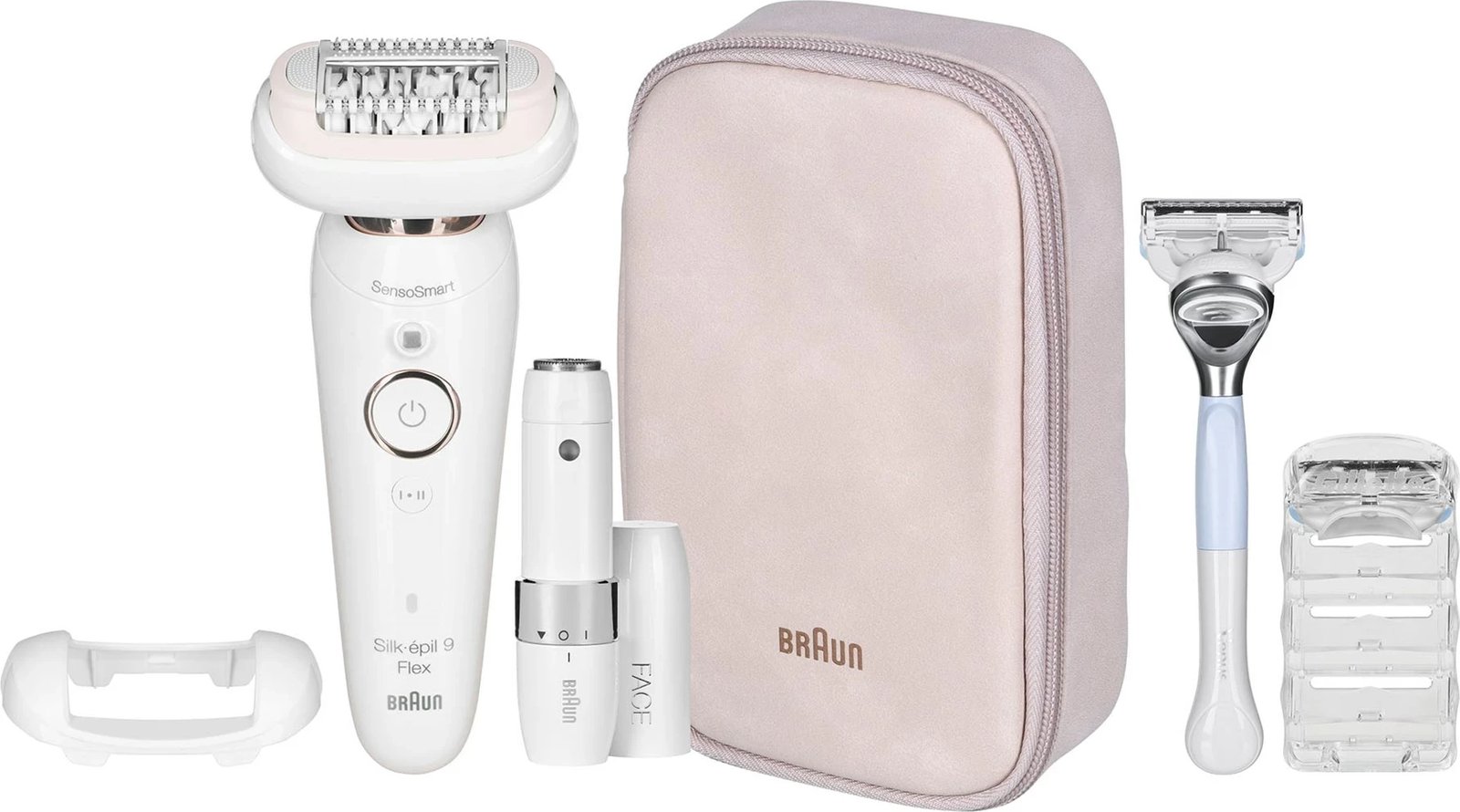 Epilator Braun SILK-EPIL 9 FLEX SES 9003 3D, Bardhë