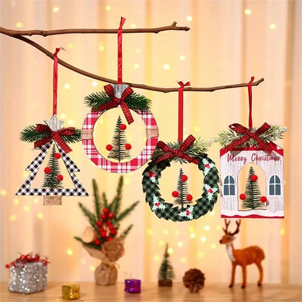 Ornamente druri për Krishtlindje NEXT Ø13cm, 3 dizajne