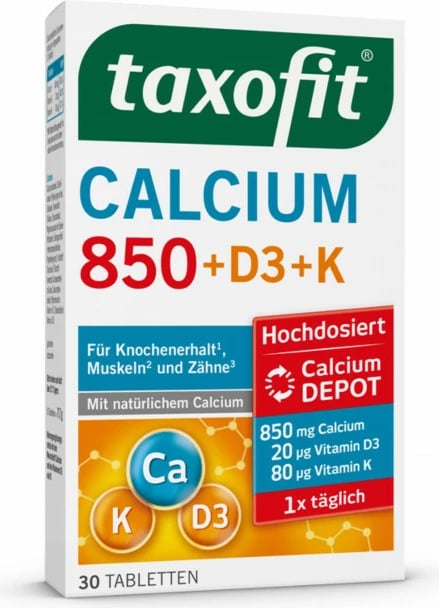 TAXOFIT CALCIUM+ D3 850 TAB 30