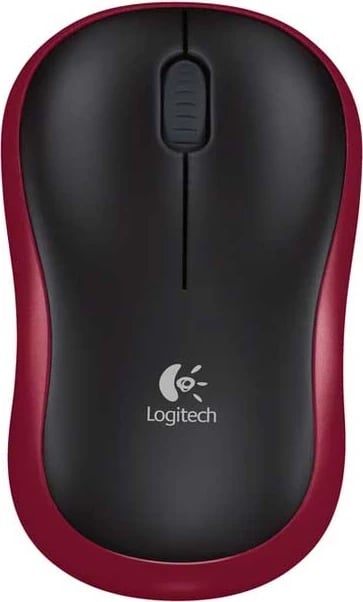 Maus Logitech M185, i zi/kuq