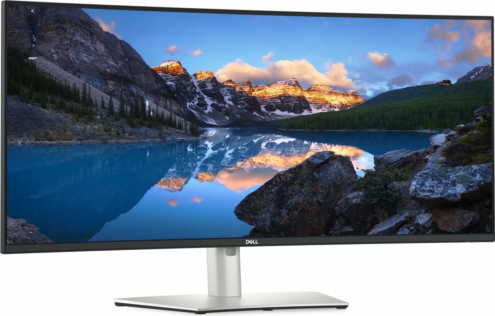 Monitor DELL UltraSharp U3824DW, 37.5", 3840 x 1600, Wide Quad HD+, LCD, i zi, argjendtë