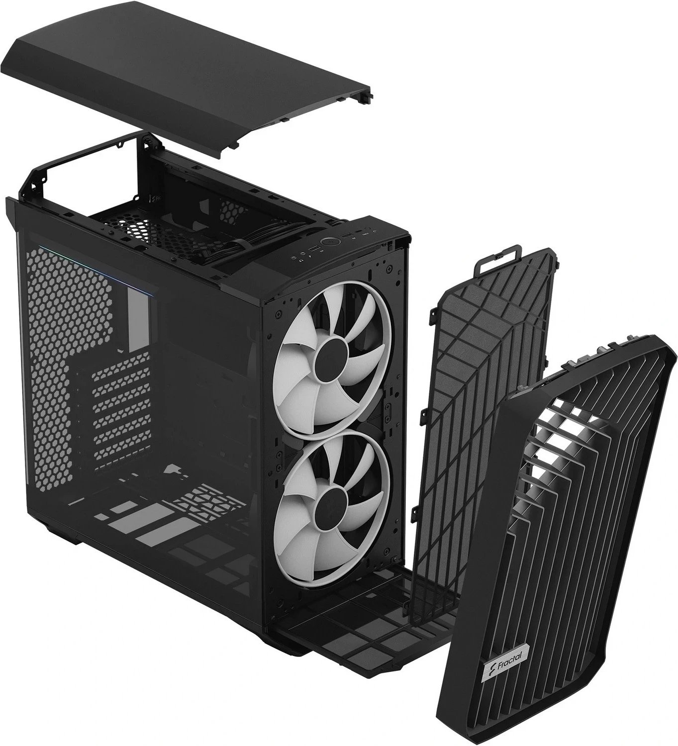 Kasë për kompjuter Fractal Design, e zezë