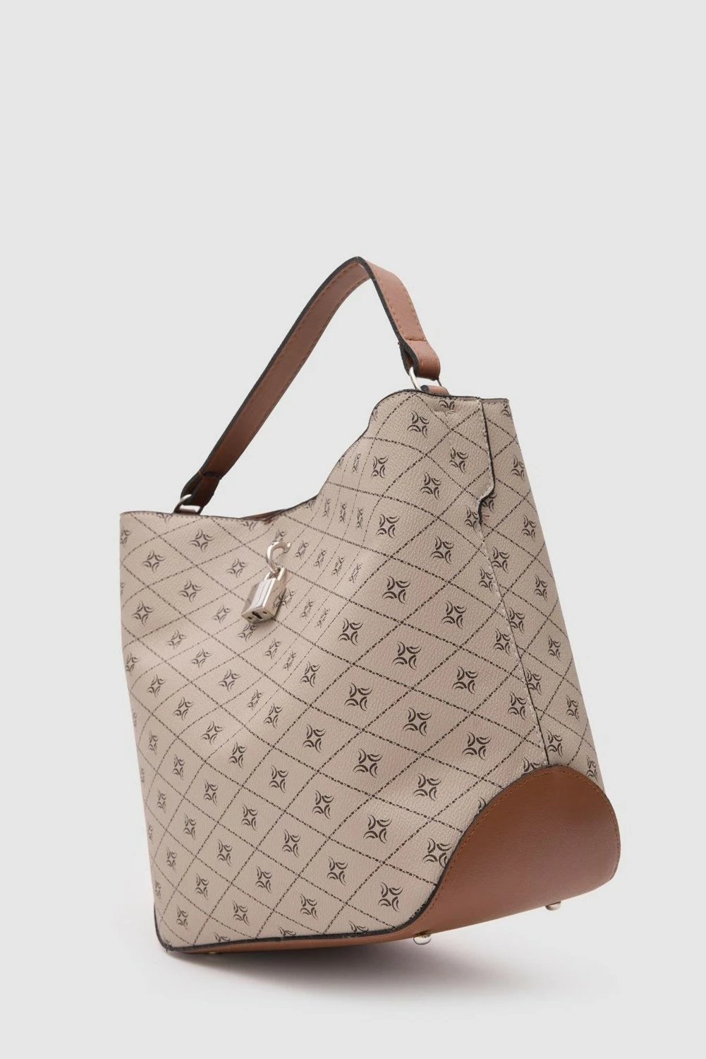 Çantë dore dhe supi Shule Bags James Monogram, krem