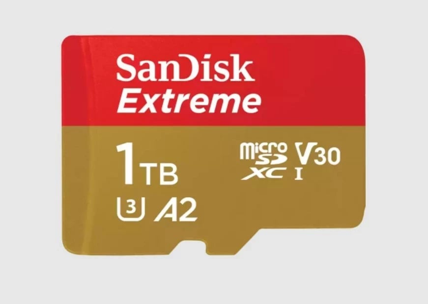 Kartelë memorie SanDisk Extreme 1.02 TB MicroSDXC UHS-I Class 3, e kuqe