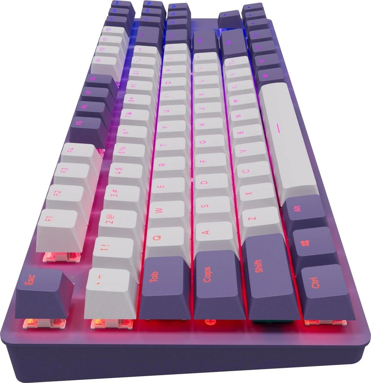 Tastierë Dark Project KD87A, RGB, 87 taste, violet