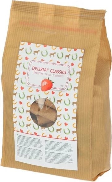 Shije për kuaj KERBL Delizia Classics Strawberry, 1 kg